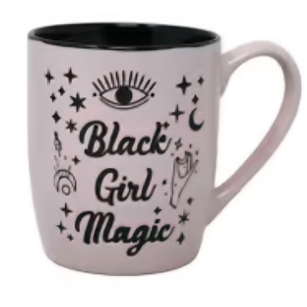 Black Girl Magic Pink 18 Oz Mug